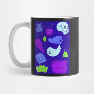 Halloween Witch - Necromancer Themed Pattern Mug